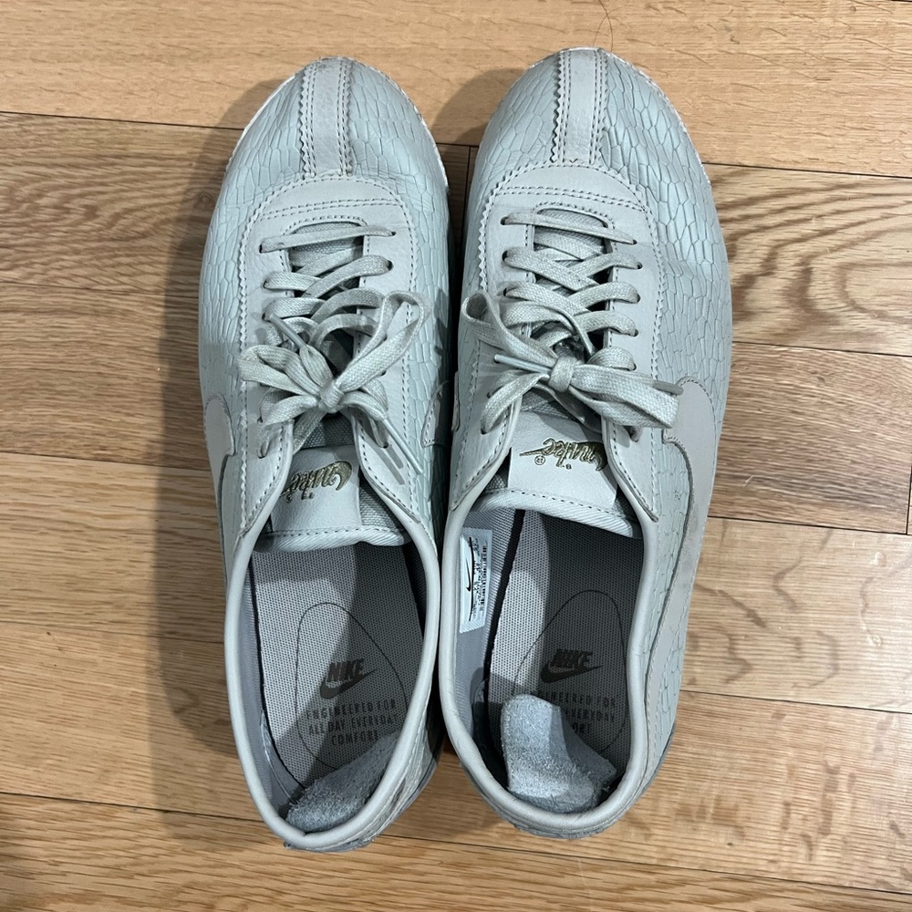 Nike women's Light Gray Cortez Sneakers